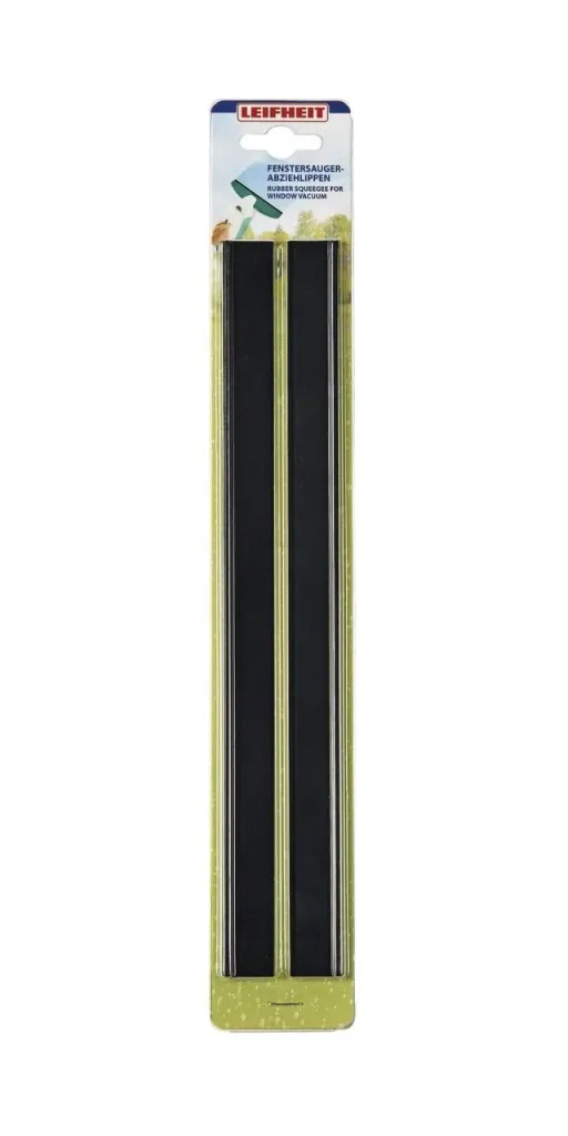 Replacement rubber lips for window vacuum cleaner, 2 pieces, for battery-operated window vacuum DRY&CLEAN 886965