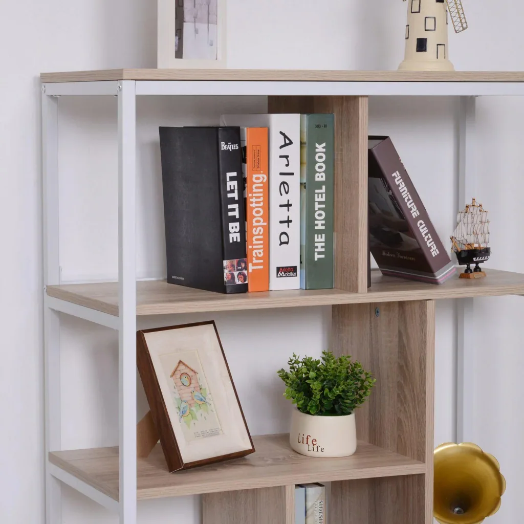 Bookshelf standing shelf decorative shelf office shelf wooden shelf storage shelf 9 x cubes