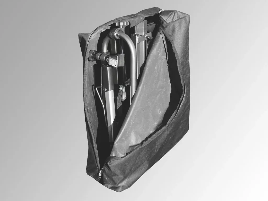 Bicycle carrier for trailer hitch "Poker-F" - foldable