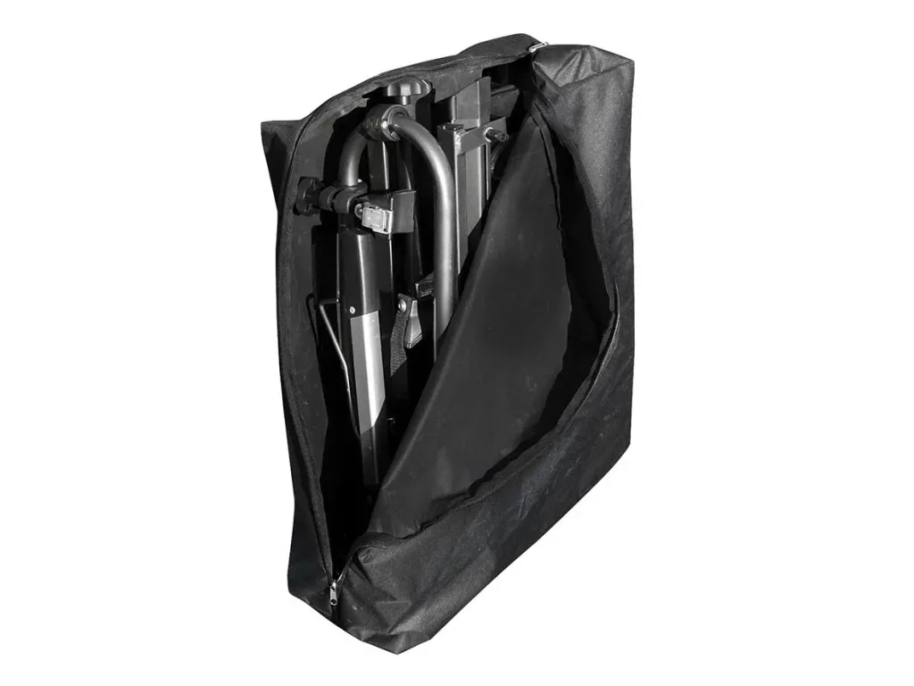 Bicycle carrier for trailer hitch "Poker-F" - foldable