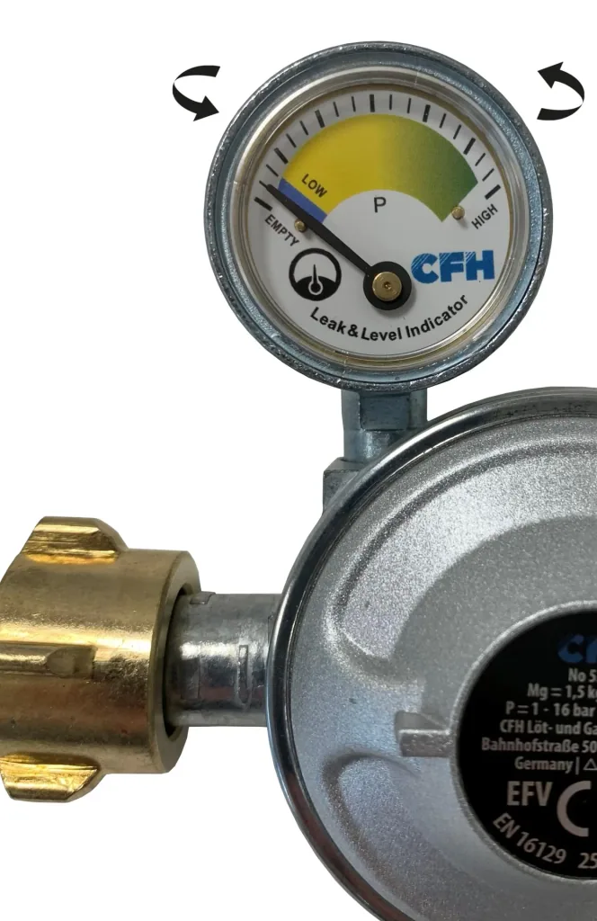 Pressure regulator, 50 mbar