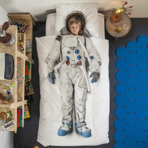 Snurk beddengoed astronaut 135 x200