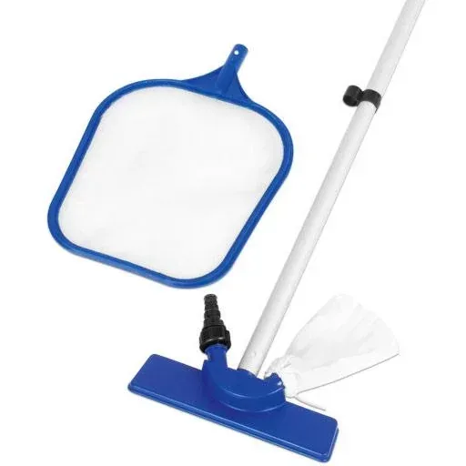 Pool care set - 3 pieces - cleaning set