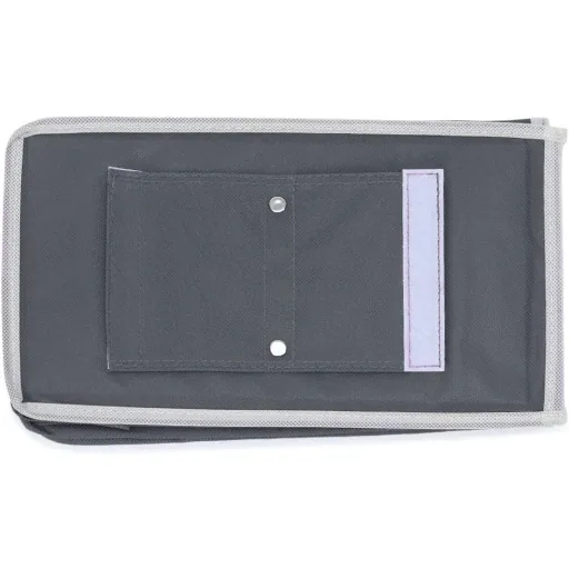 2x coat hangers with 6 compartments in anthracite/white