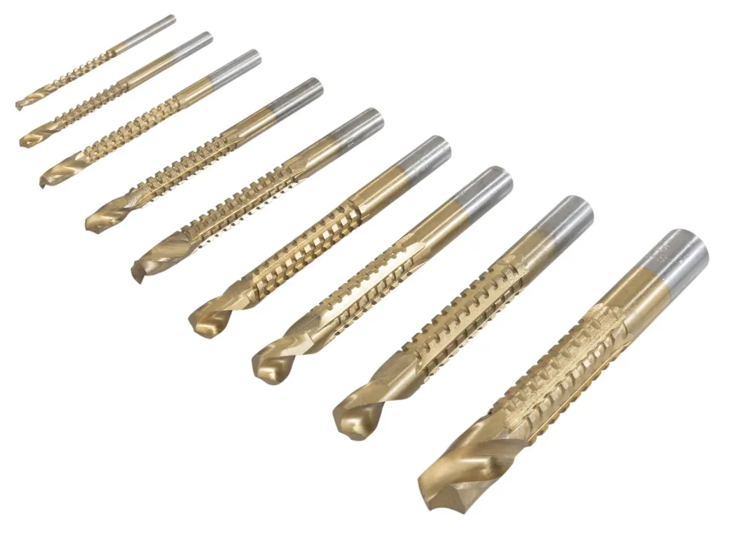 Tin milling drill set 9-piece