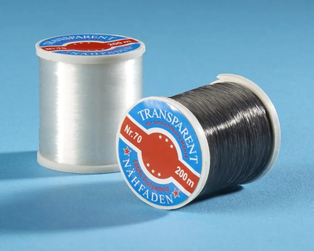 Transparent sewing thread light / dark 2 x 200m