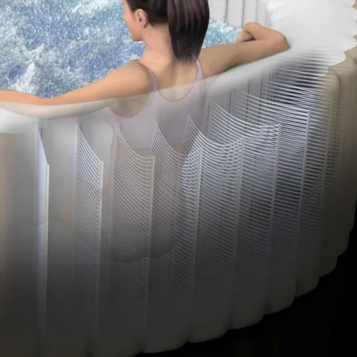 Bubble inflatable SPA rectangle