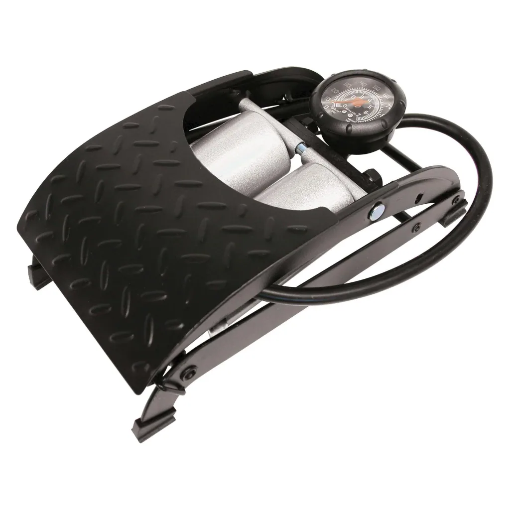 Double cylinder - foot air pump premium