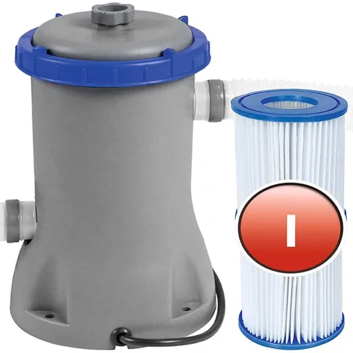 Swimming pool with pump and filter - Ø244cm - 1249 L/h pump capacity