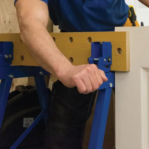 Heavy-duty workbench with tilting worktop 150 kg
