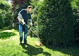 Electric brush cutter FSE 81, 1000 watts with 350 mm cutting diameter