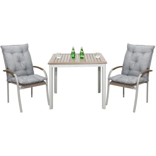 Seat cushions - 2 pieces - grey