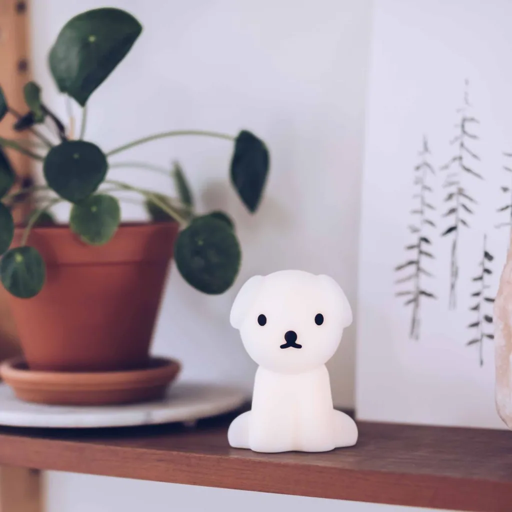 Mr Maria nachtlampje kinderen, nachtlampje kinderkamer, snooze light - Snuffy LED, Wit