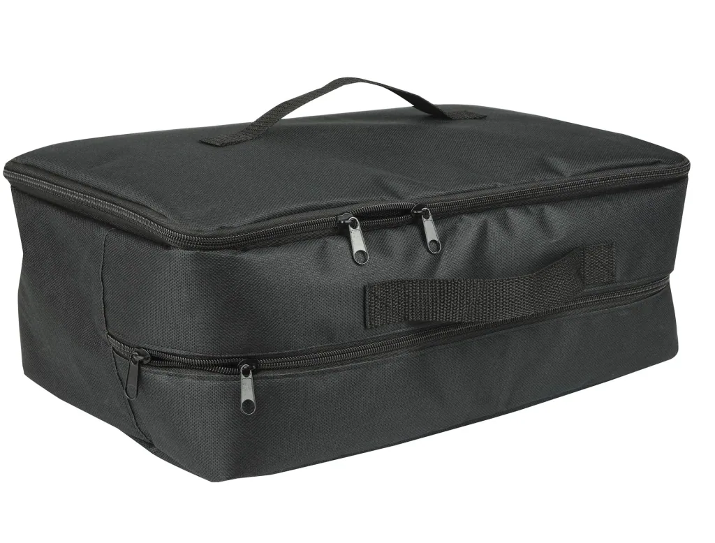 Hanging shelf travel bag, 3 compartments, 41 x 26 x 70 cm