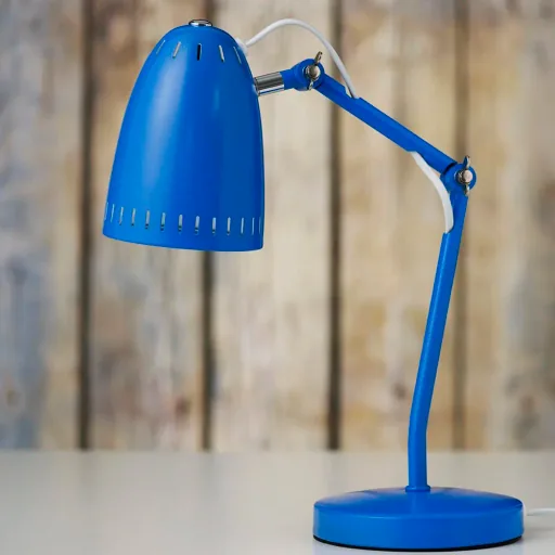 Superliving bureaulamp "Dynamo 345" blauw
