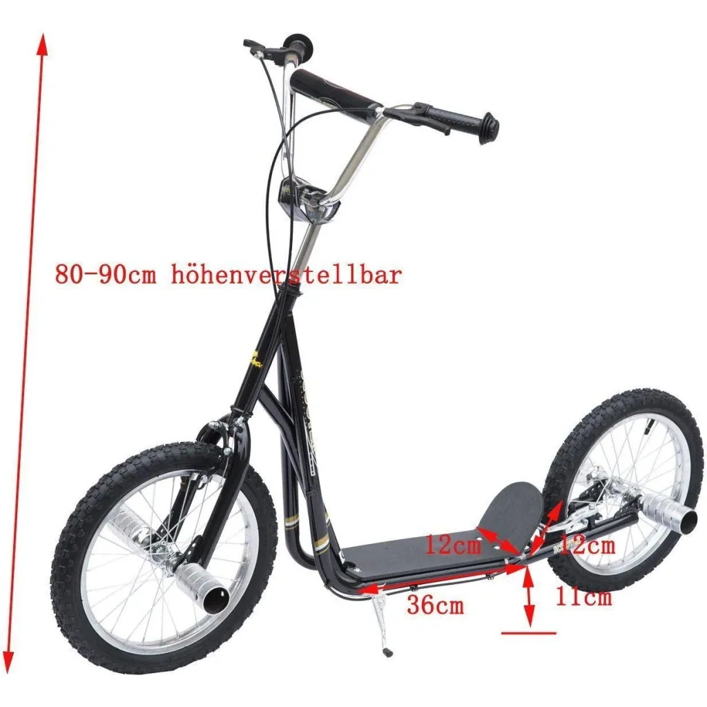 Children's City Scooter 16 inch black