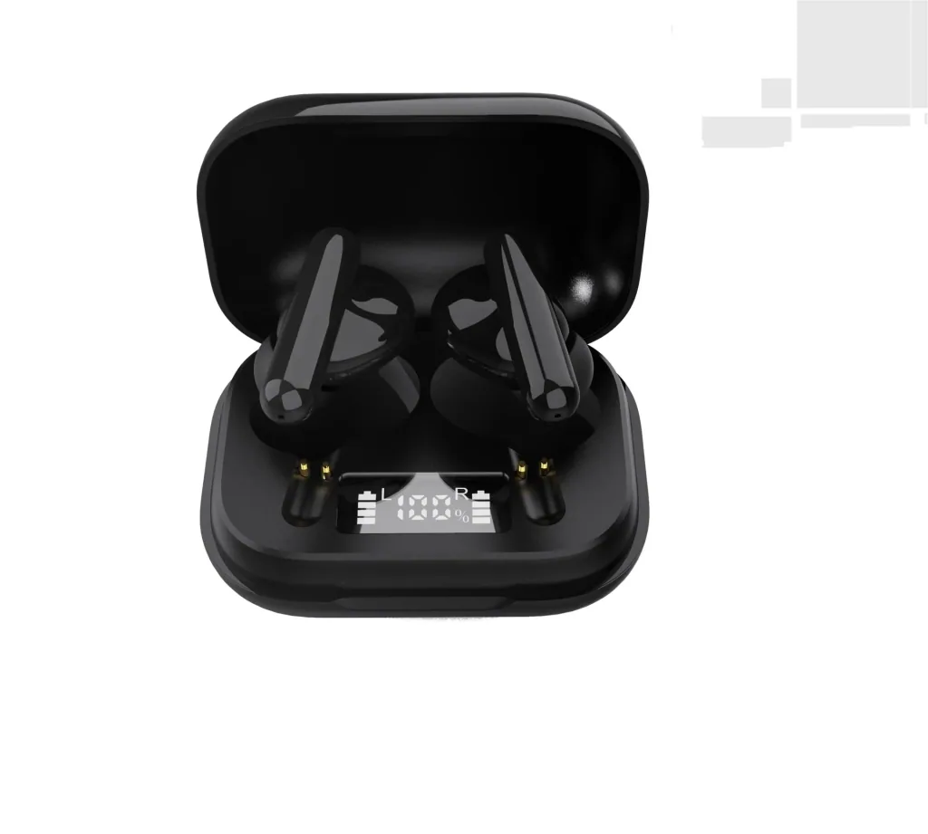 Bluetooth headphones, with microphone and charging case, wireless
