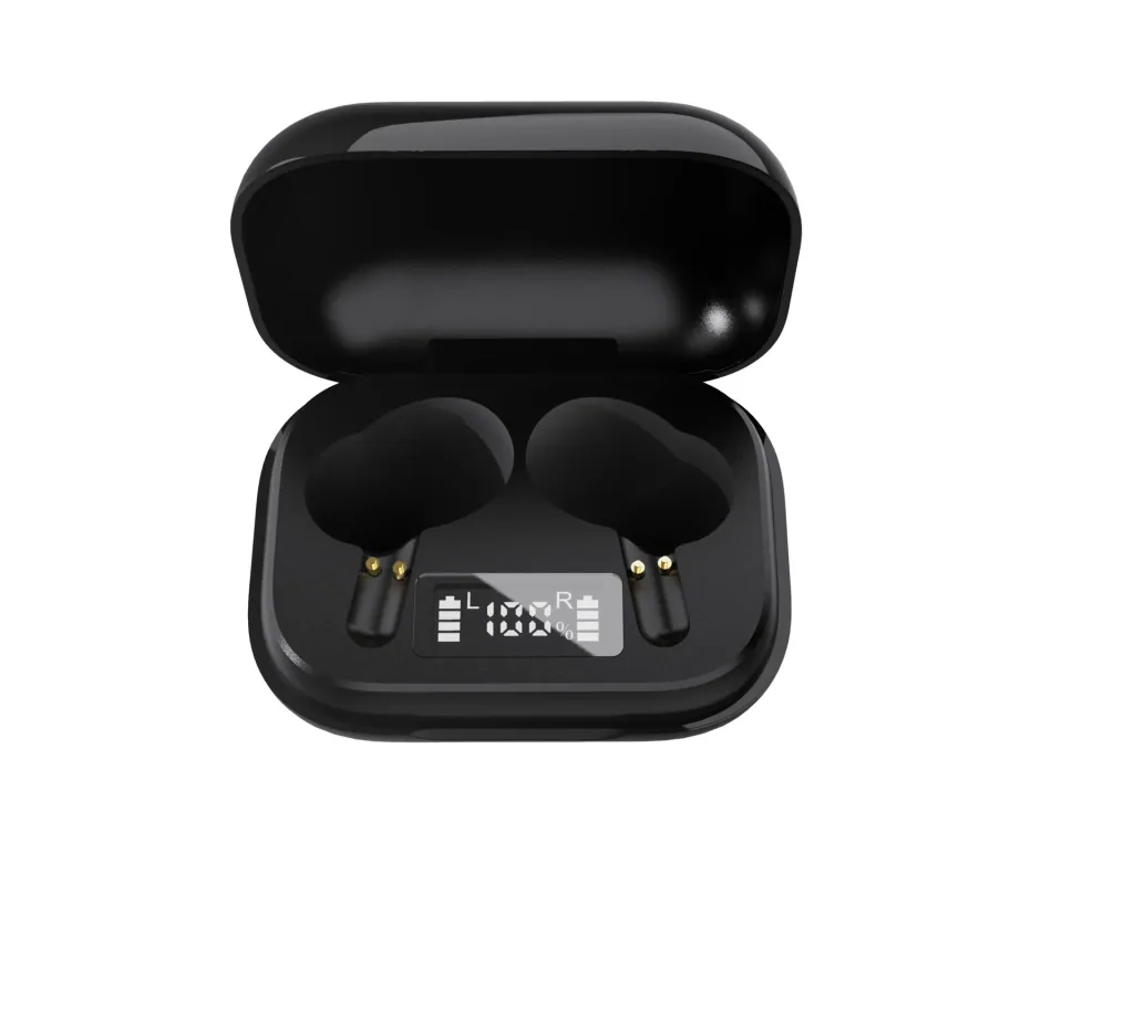 Bluetooth headphones, with microphone and charging case, wireless