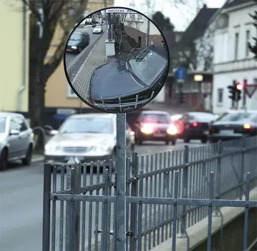 Safety mirror / traffic and surveillance mirror - safe from the garage - 36 cm