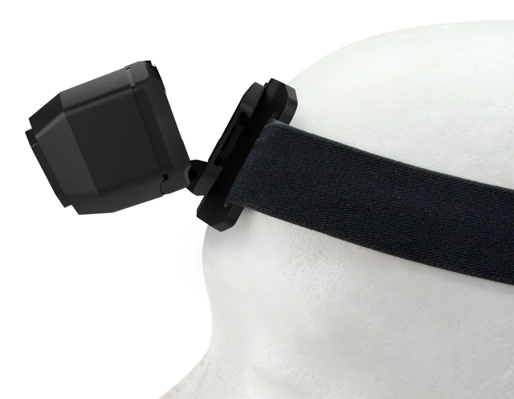 High-quality headlamp with hand gesture control