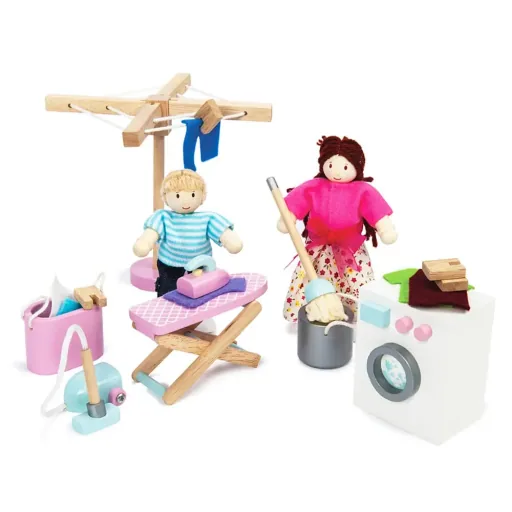 Le Toy Van poppenhuis accessoires waskamer