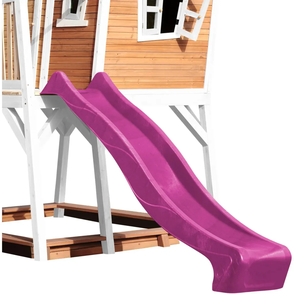 Max Playhouse Brown/White - Purple Slide