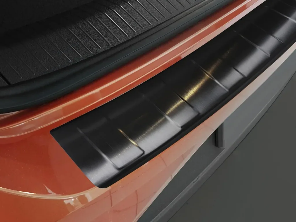 Loading sill protection stainless steel graphite / black for VW T-Roc, built from 2016>