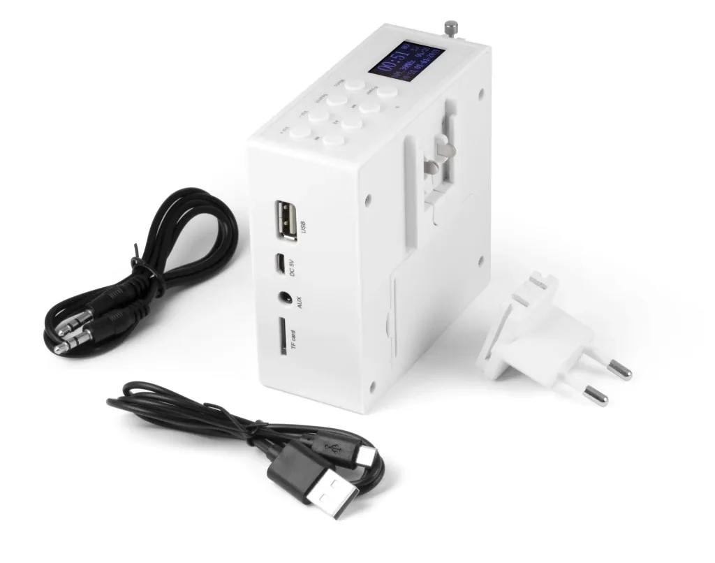 Socket Soundstation - Portable speaker with DAB+, FM radio, Bluetooth and AUX-in