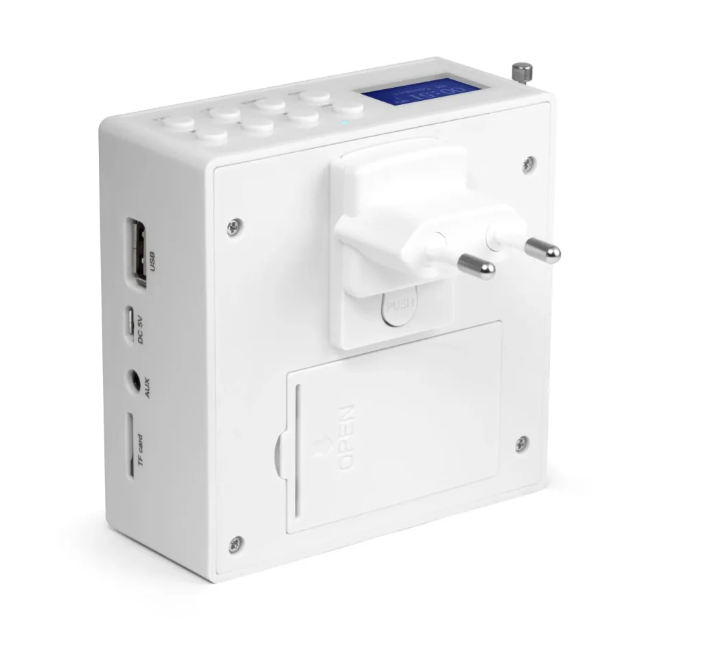 Socket Soundstation - Portable speaker with DAB+, FM radio, Bluetooth and AUX-in