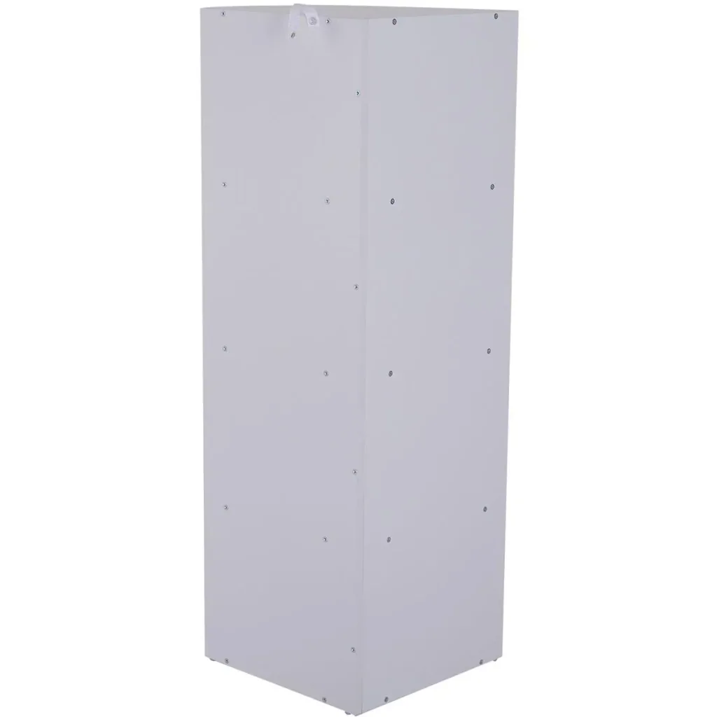 Corner shelf with 4 compartments