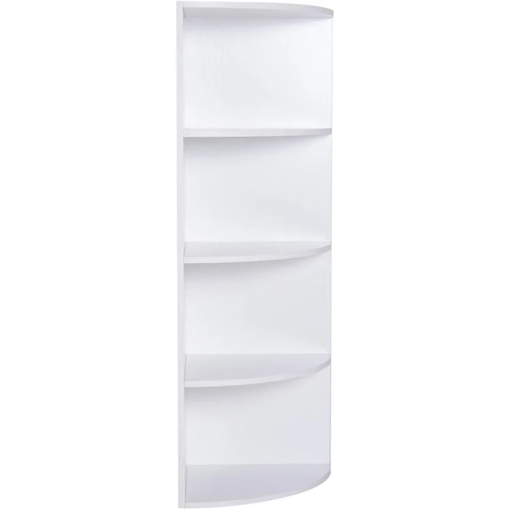 Corner shelf with 4 compartments