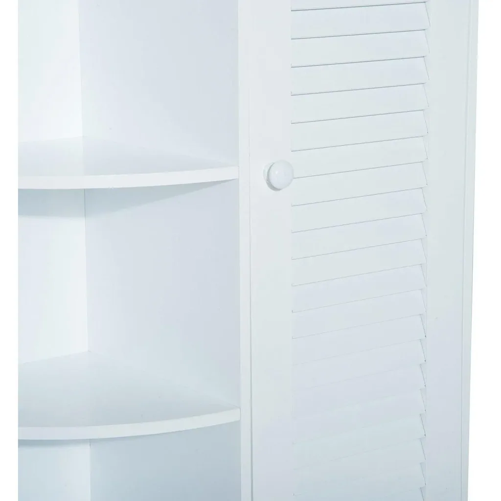 Corner cabinet bathroom cabinet standing cabinet white