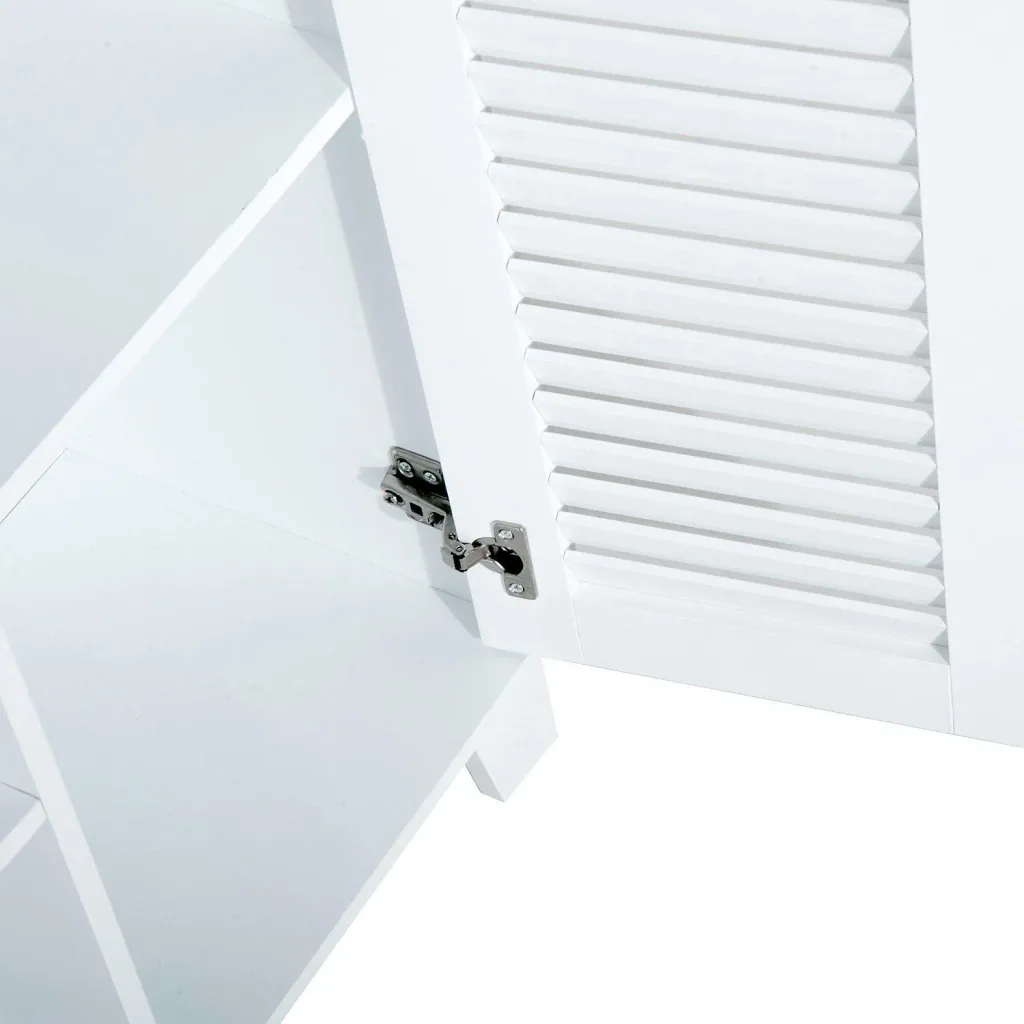 Corner cabinet bathroom cabinet standing cabinet white