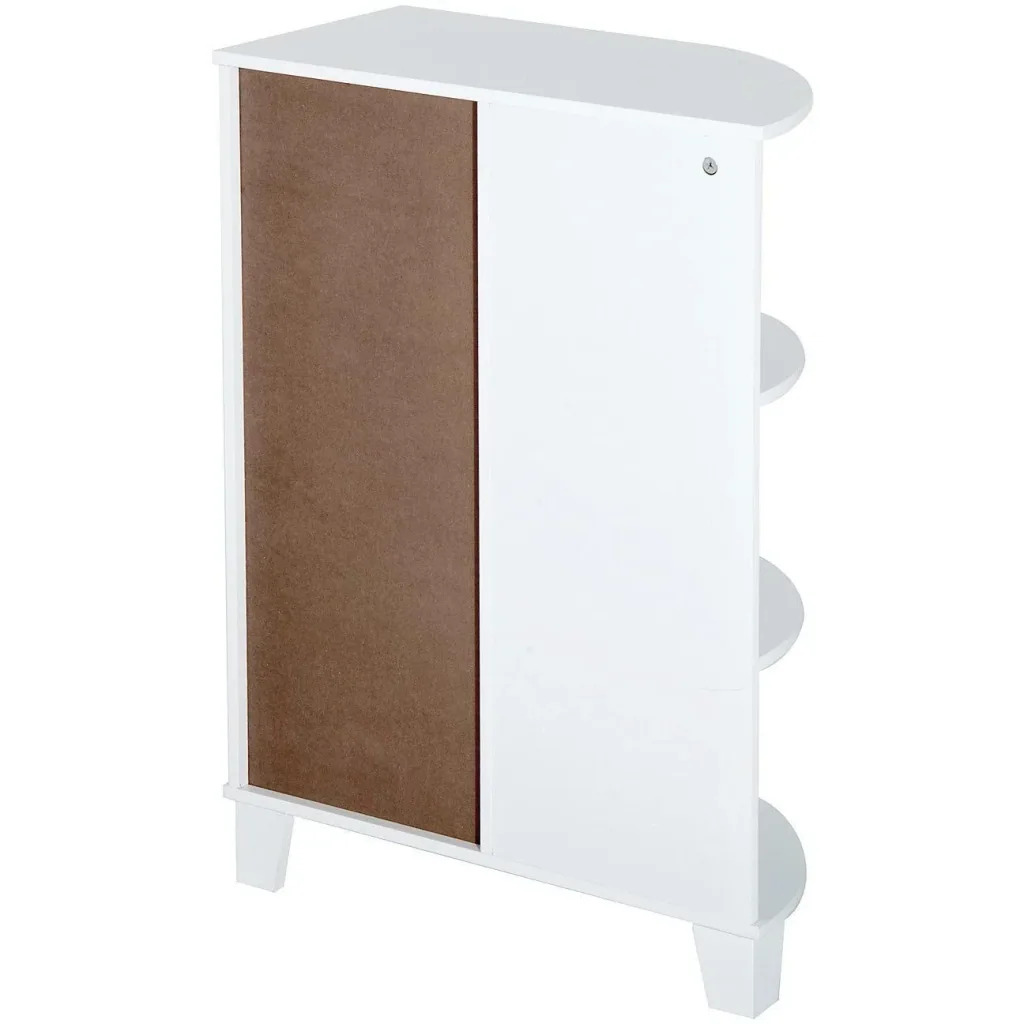 Corner cabinet bathroom cabinet standing cabinet white