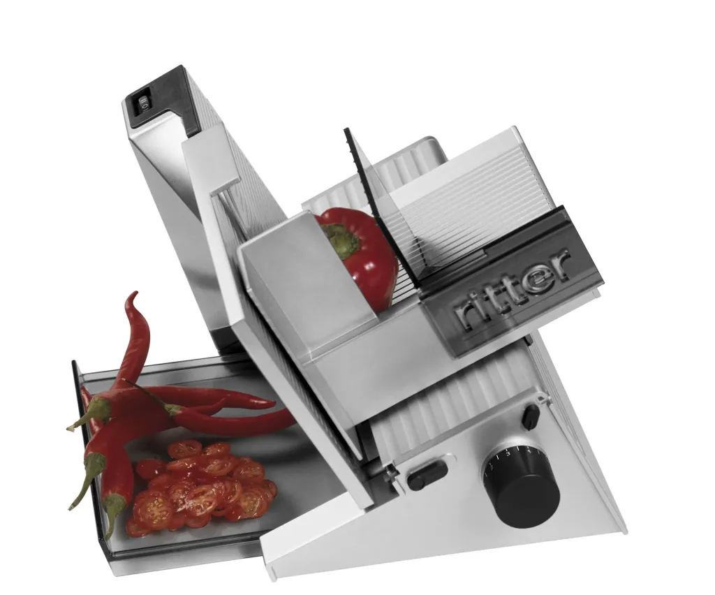 Electric all-metal slicer contura 3, angled