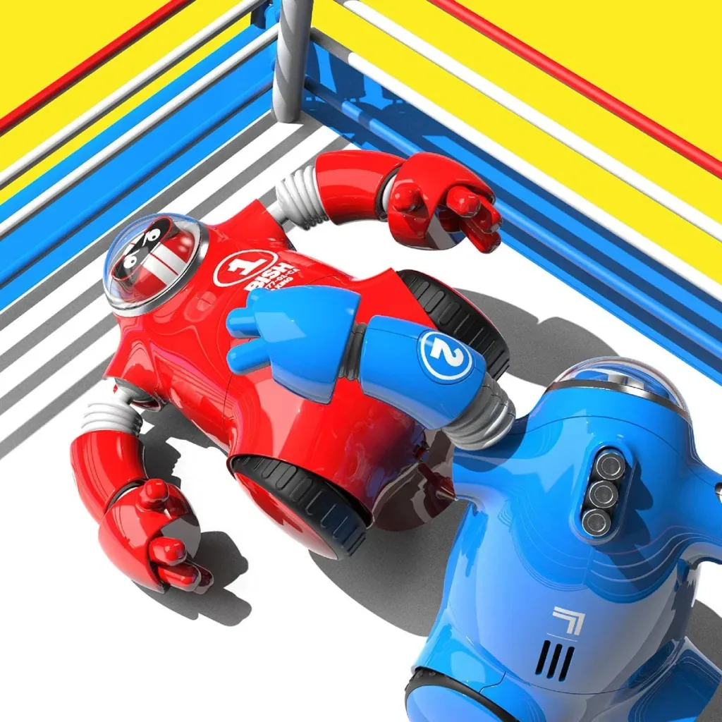 Sharper Image RC Robot Battle Set for Two Players - with Light and Sound Effects