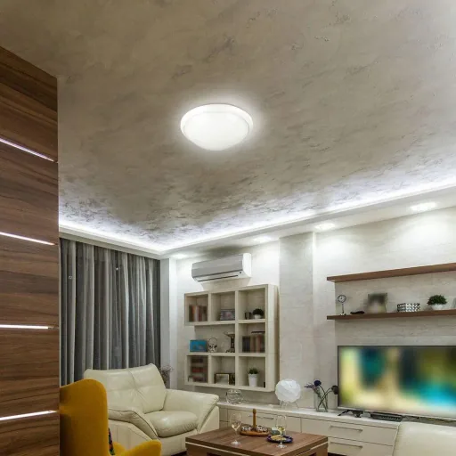 VT-8002C LED ceiling light suitable for indoor use with sensor