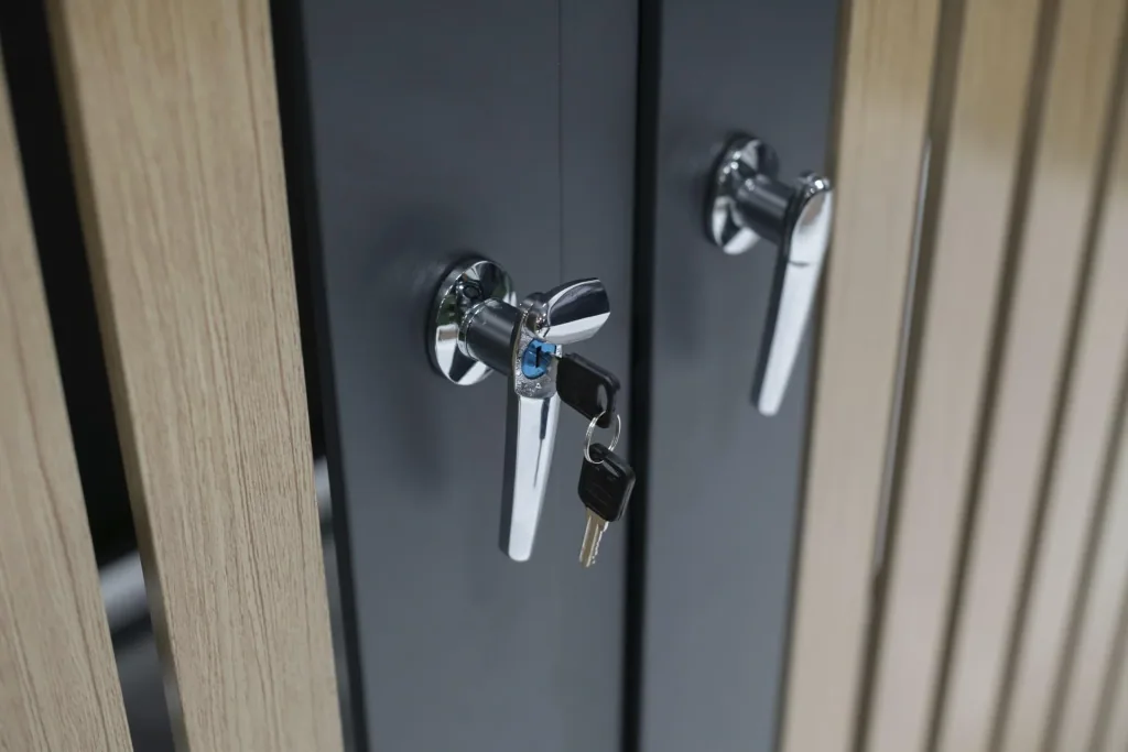 Westmann vuilnisbakkenbox 2 vakken 240 liter houtlook