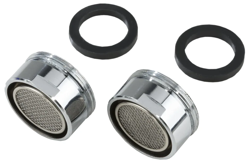 Aerator key with 2 mixing nozzles