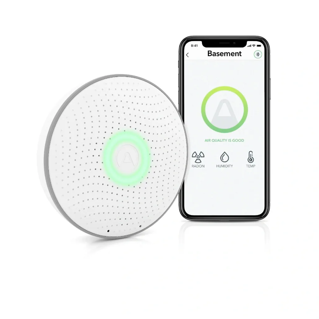 Wave intelligent radon monitor with APP