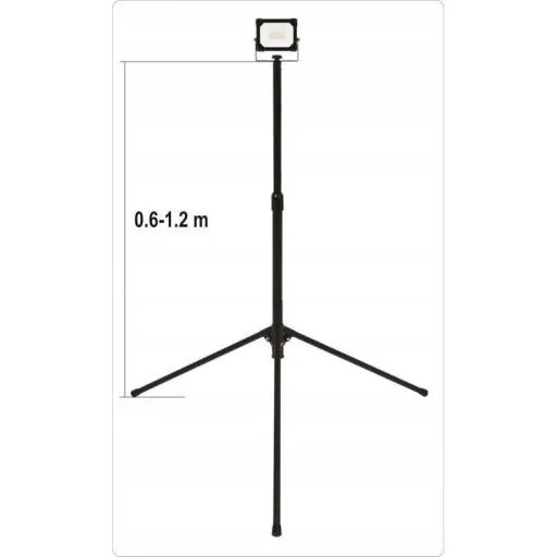LED floodlight with stand - 20W - 1800LM - 120cm