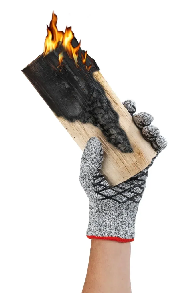 Heat and cut protection gloves, women's size, 1 pair