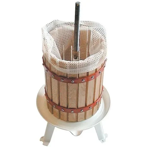 Fruit and wine press OP 6L with extra pressing cloth