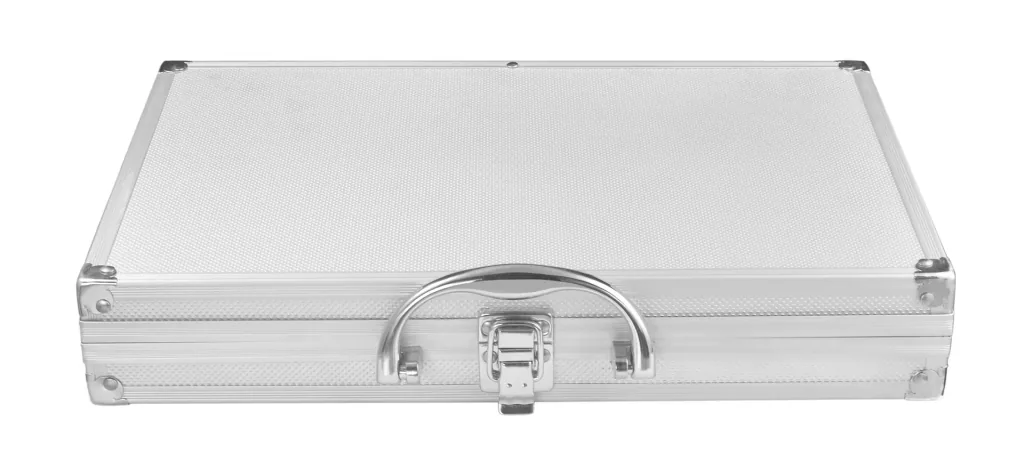 High-quality watchmaker tool set in an aluminum case