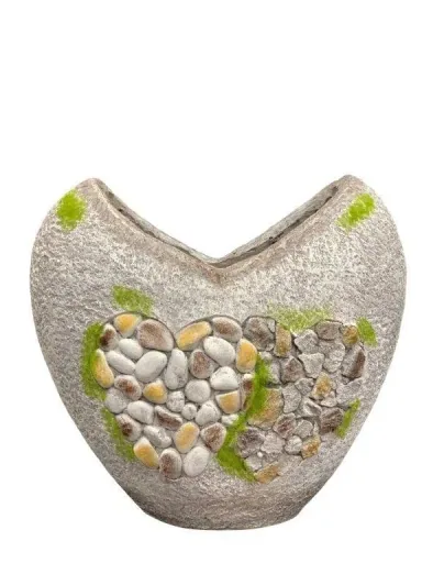 heart-shaped plant pot