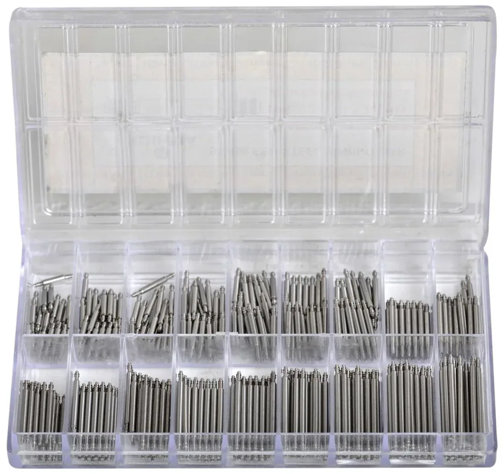 Spring bar assortment box 8–25 mm, 360 pieces