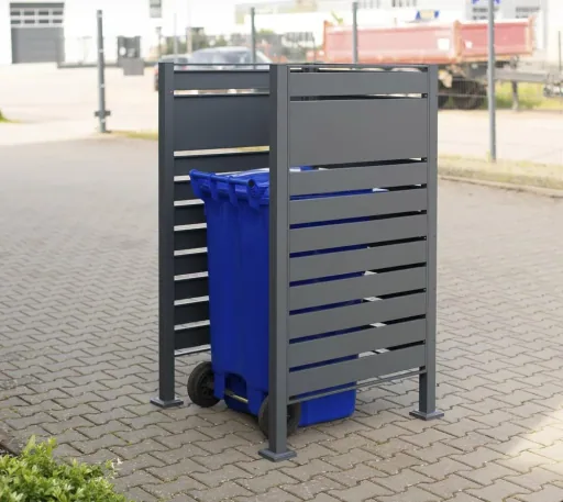 Garbage can cover Planum 1-box, 150 cm, anthracite
