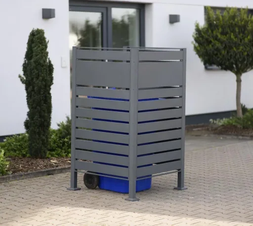 Garbage can cover Planum 1-box, 150 cm, anthracite