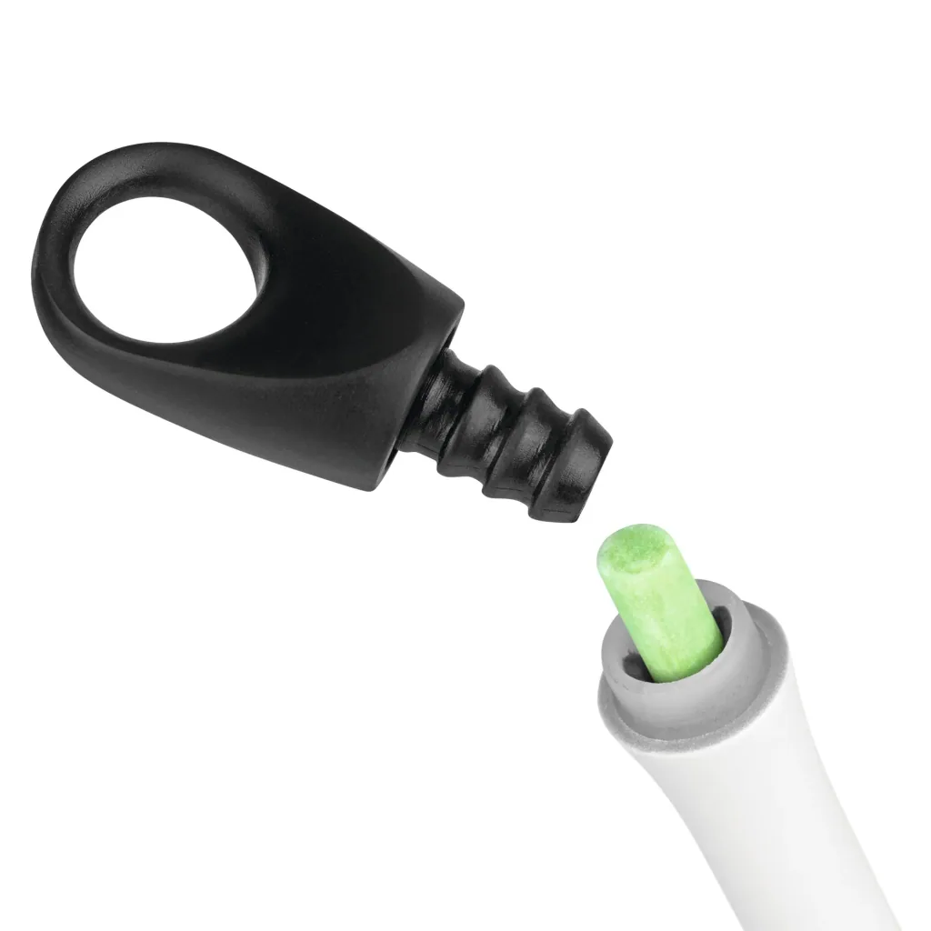 Toilet brush with integrated cleaning stone, silicone