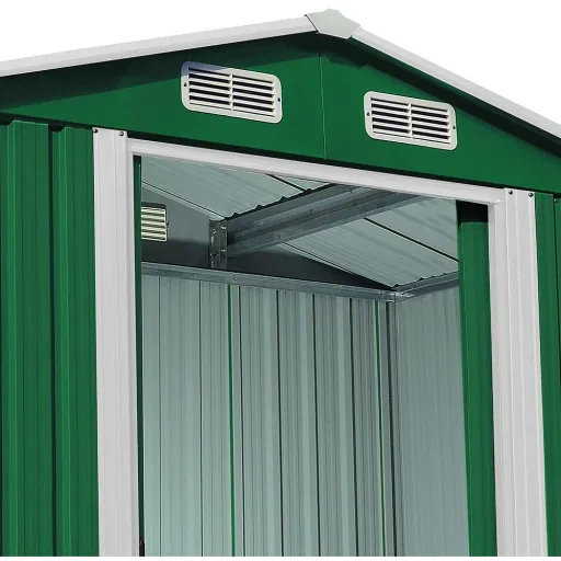 Shed green - metal 210x132x186